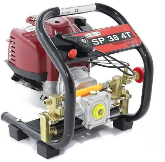 Membranpumpe GeoTech SP 38 mit Viertakt-Benzinmotor, 38 ccm