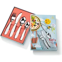 Wilmax england Wilmax WL-999901/4G Kinderbesteck-Set aus Edelstahl 4 pcs