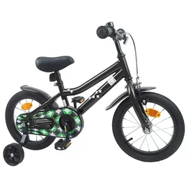 vidaXL Kinderfahrrad 12 Zoll schwarz