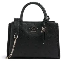 GUESS Gerty Girlfriend Satchel Ranzen, Schwarz
