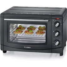 Severin TO 2067 Back und Toastofen 1500W schwarz