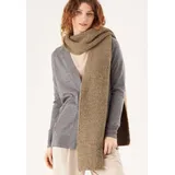 Codello Schal aus Rippenstrick beige Damen