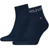 Tommy Hilfiger Sneakersocken 2er Pack Blau 43-46