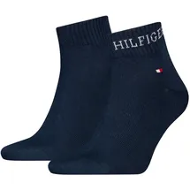 Tommy Hilfiger Sneakersocken 2er Pack Blau 43-46