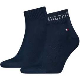 Tommy Hilfiger Sneakersocken 2er Pack Blau 43-46