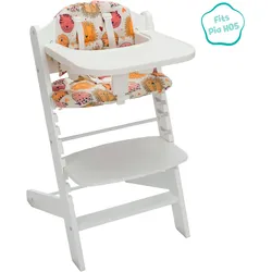 Kinder-Sitzauflage FILLIKID "Löwe", weiß, Polyester, Kinder-Sitzauflagen, Hochstuhl-Zubehör, für Hochstuhl Pia
