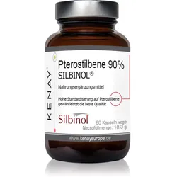 Kenay Pterostilbene 90% SILBINOL Kapseln mit antioxidativer Wirkung 60 KAP