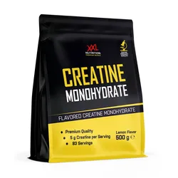 Creatin Monohydrat Pulver - Lemon - 500 Gramm - XXL Nutrition