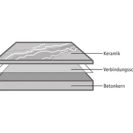 Diephaus Ceratio quarz 60 x 60 x 4 cm