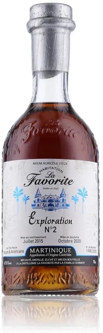 La Favorite Exploration No.2 2015/2020 Rum 47,8% Vol. 0,7l