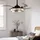 Fanaway Corbelle 122 cm Deckenventilator schwarz/transparent