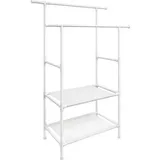 Songmics Kleiderständer RDR02WT weiß Metall 114,0 x 139,0 / 171,0 cm