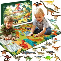 Luxuskollektion Dinosaurier Adventskalender Weihnachts Countdown 24 Dinosaurier Bildungsinformationen