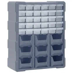 Multi-Schubladen-Organizer | vidaXL : Farbe - Grau