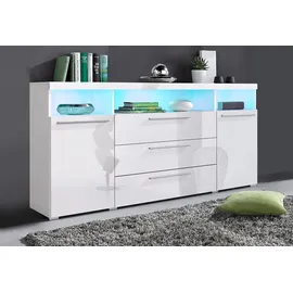 OTTO home Sideboard India 182 x 92 x 38,5 cm Weiß