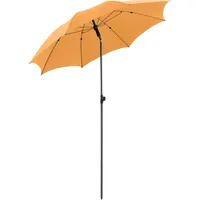 Fare Sonnenschirm Orange, Kunststoff, Rund, 180x180 cm, Sonnen- &