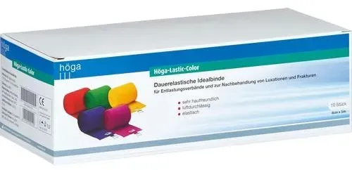 HÖGA-LASTIC Color Idealbinde 8 cmx5 m gelb cello. 1 St