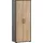 WELLTIME Aino Aktenschrank 65,1 x 41 x 163,6 cm schwarz
