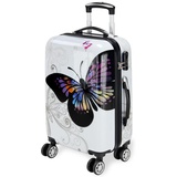 Hartschalenkoffer Butterfly M Polycarbonat 42L