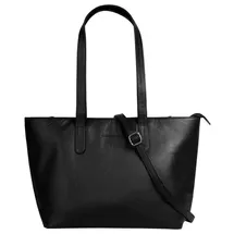 bruno banani Shopper, echt Leder, Gr. B/H/T: 30 cm x 25 cm x 14 cm onesize, schwarz,