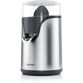 Arendo Zitruspresse, Zitronenpresse elektrisch, Siebeinsatz, Zitronen Presse, silber/schwarz