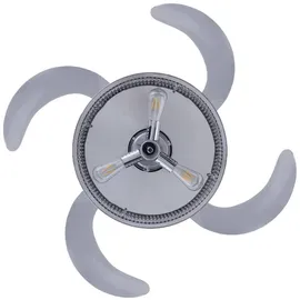 Fanaway Corbelle 122 cm Deckenventilator chrom/transparent
