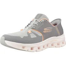 SKECHERS Glide-Step Pro Gray Mesh / Orange Trim 36
