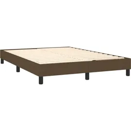 vidaXL Boxspringbett 140 x 200 cm H2 Braun