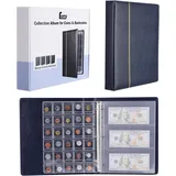 150 Taschen Münzalbum, Münzen Und Scheine Aufbewahrung Leder Münzen Aufbewahrung