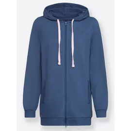 Casual Looks WITT WEIDEN "Sweatjacke", in dunkelblau | Gr. 44