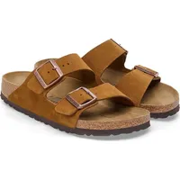 Birkenstock - Arizona Suede Sandalen Herren mink - braun