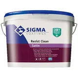 Sigma Resist Clean Satin Weiß 10 l