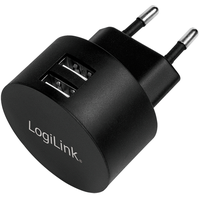 Logilink USB-Ladegerät Innenbereich, Steckdose Ausgangsstrom (max.) 2100mA Anzahl Ausgänge: