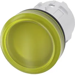 Siemens Leuchtmelder 22mm, rund, gelb, Linse, glatt 3SU1001-6AA30-0AA0