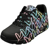 SKECHERS Uno Spread The Love Damen Schwarz/Mehrfarbig 37