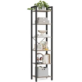 VASAGLE Bücherregal 30 x 40 x 186 cm Schwarz