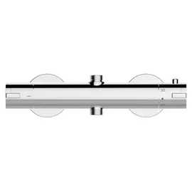 Wenko Duschsystem Young Eco mit Thermostat-Armatur Silber 120 cm
