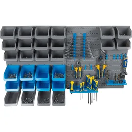 Kinzo Aufbewahrungsbox Kunststoff 43 Plätze blau