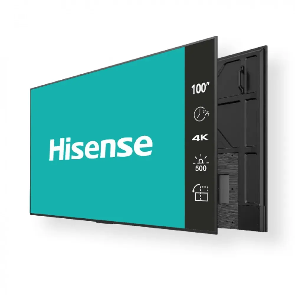 Hisense 100BM66D - 100 Digital Signage Display - 4K UHD - 500 cd/m¬≤ - 24/7 - An...