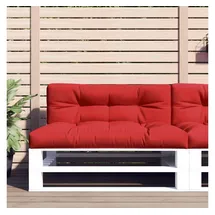 vidaXL Palettenkissen 2-tlg. 60 x 40 x 20 cm rot