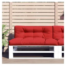 vidaXL Palettenkissen 2-tlg. 60 x 40 x 20 cm rot