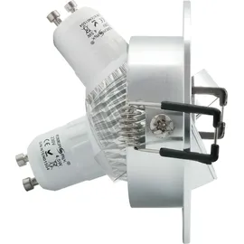 Energmix Einbaurahmen 1 Stück schwenkbar Aluminium Chrom