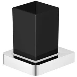 Steinberg Serie 420 Glashalter mit Glas, schwarz 420.2002, Accessoires, chrom