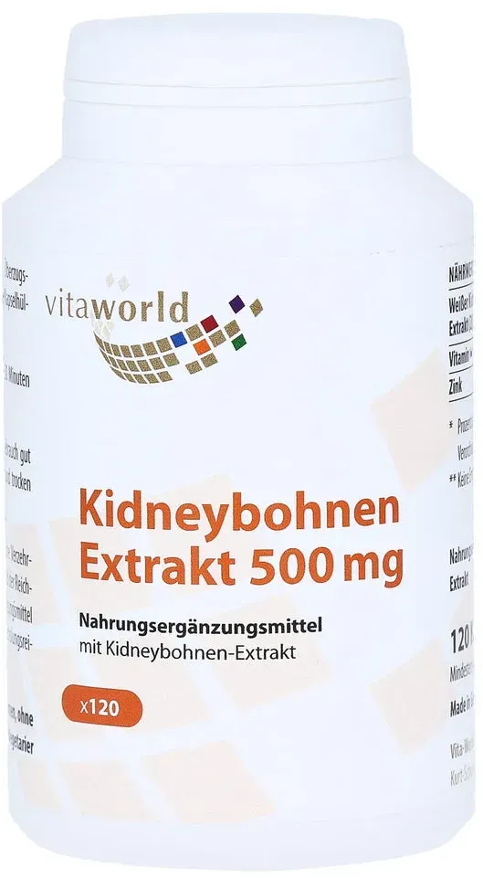 Phaseolin Kidneybohnen 500 mg Kapseln 120 St