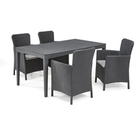 Keter Dining Set Girona-Miami   (anthrazit, 5-teilig)