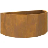 vidaXL Pflanzkübel Rostig 90 x 45 x 35 cm Wetterfeststahl