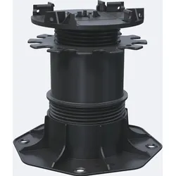 Karle & Rubner TERRACON Terrassenlager, CLIP, Polypropylen schwarz, Verstellbarkeit 14,5-22,5 cm