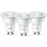 Philips Spot PAR16 4.7W/827 50W, 36° 3-pack GU10 4,7W ersetzt warmweiß, 3 Stück