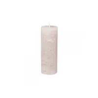 Chic Antique Macon rustikale Stumpenkerze 20 cm rosa