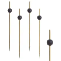 Papstar 250 Fingerfood - Picker 12,5 cm "Black Pearl"